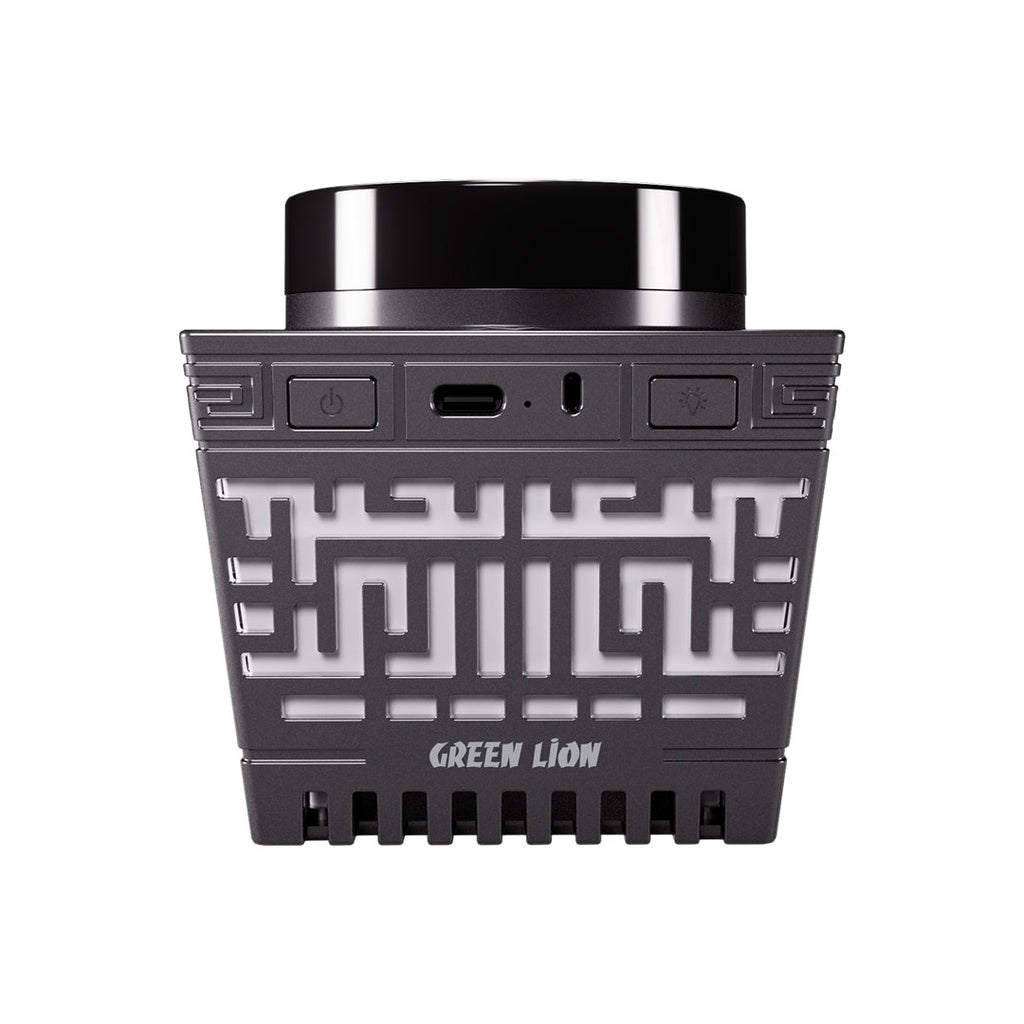Green Lion Moon Bakhour Quran Speaker - Black