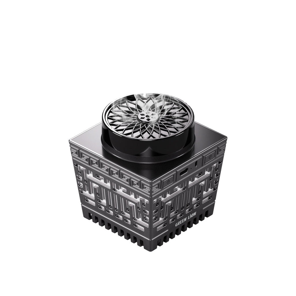 Green Lion Moon Bakhour Quran Speaker - Black