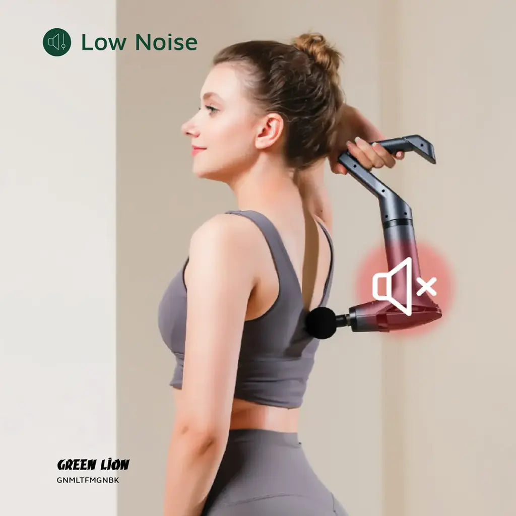 Green Lion Multifunctional Massage Gun GMG-05 - Black