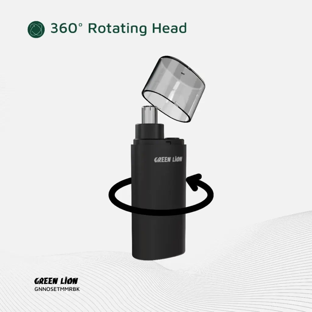 Green Lion Nose Pro Nose and Ear Trimmer - Black