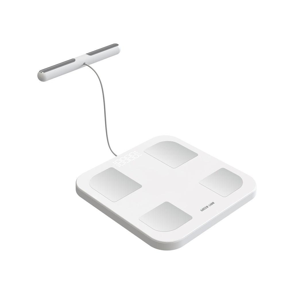 Green Lion Smart Body Scale with 8 Electrodes - White