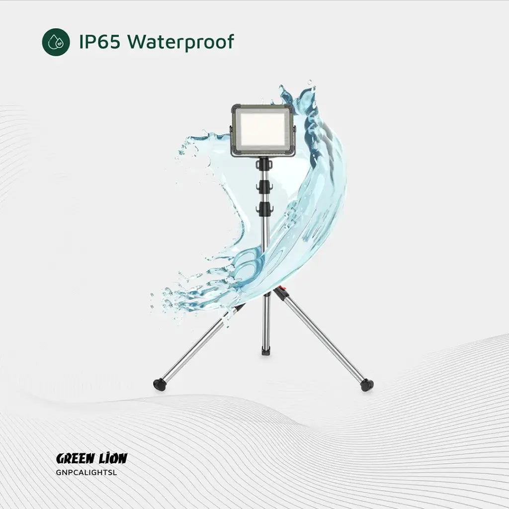 Green Lion Solar Camping Light 7200mAh - Silver