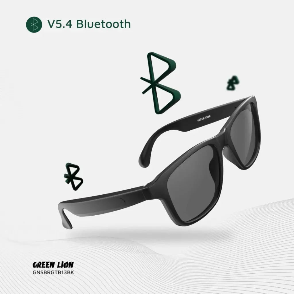 Green Lion Sydney Smart Glasses - Black