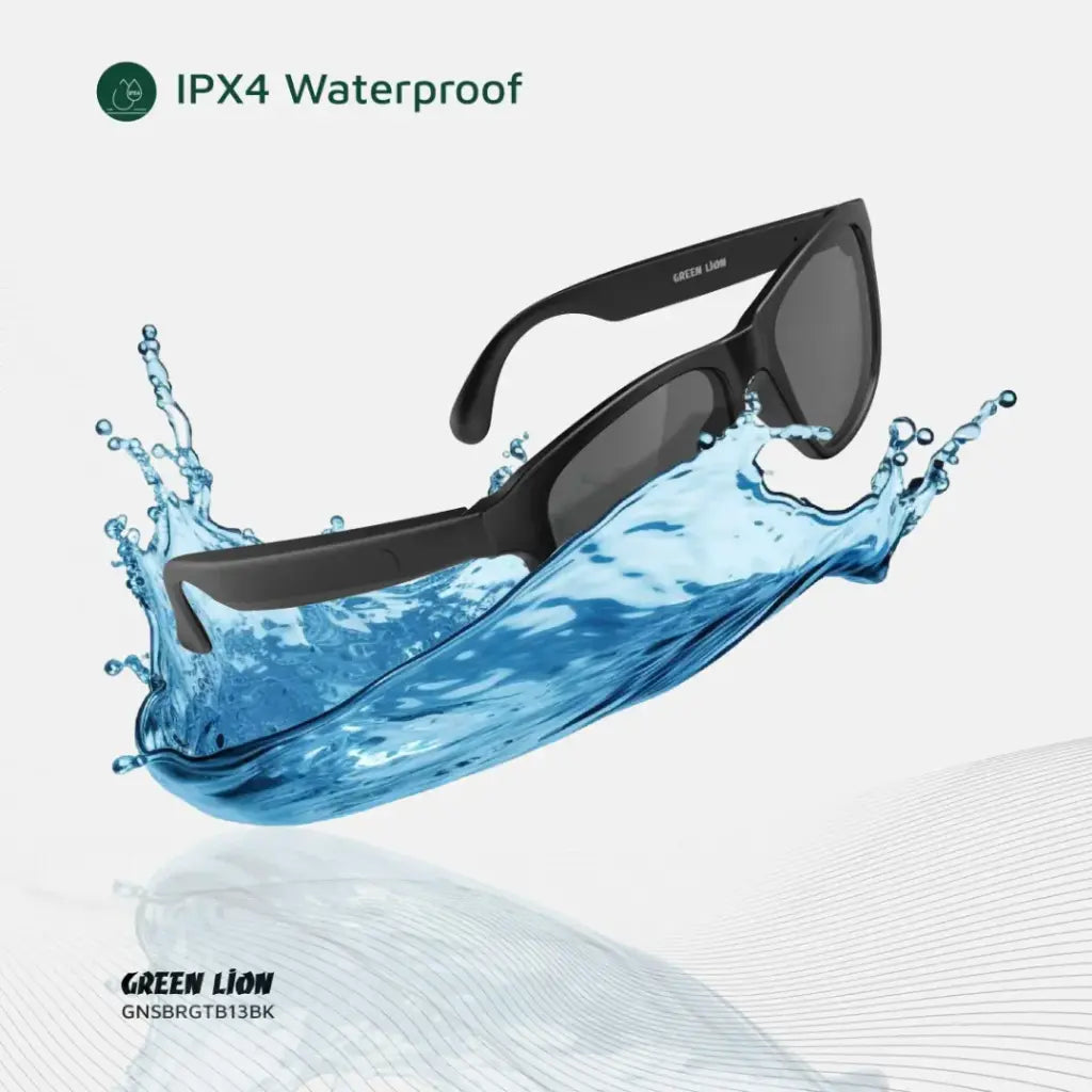 Green Lion Sydney Smart Glasses - Black