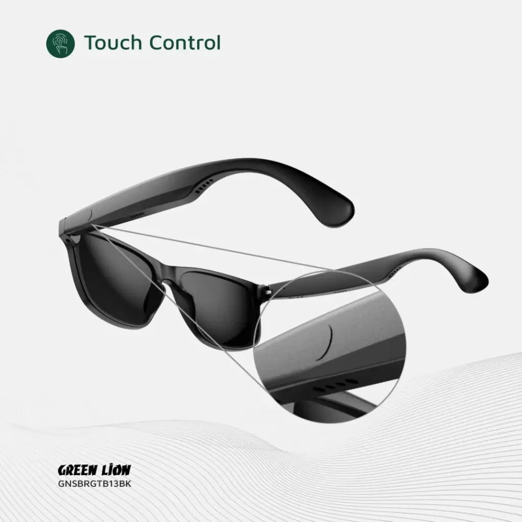 Green Lion Sydney Smart Glasses - Black