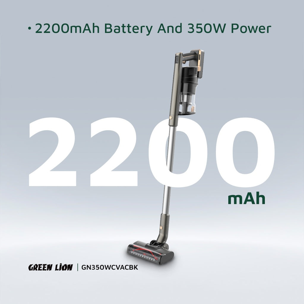 Green Lion Turbo Pro Vacuum Cleaner - Black