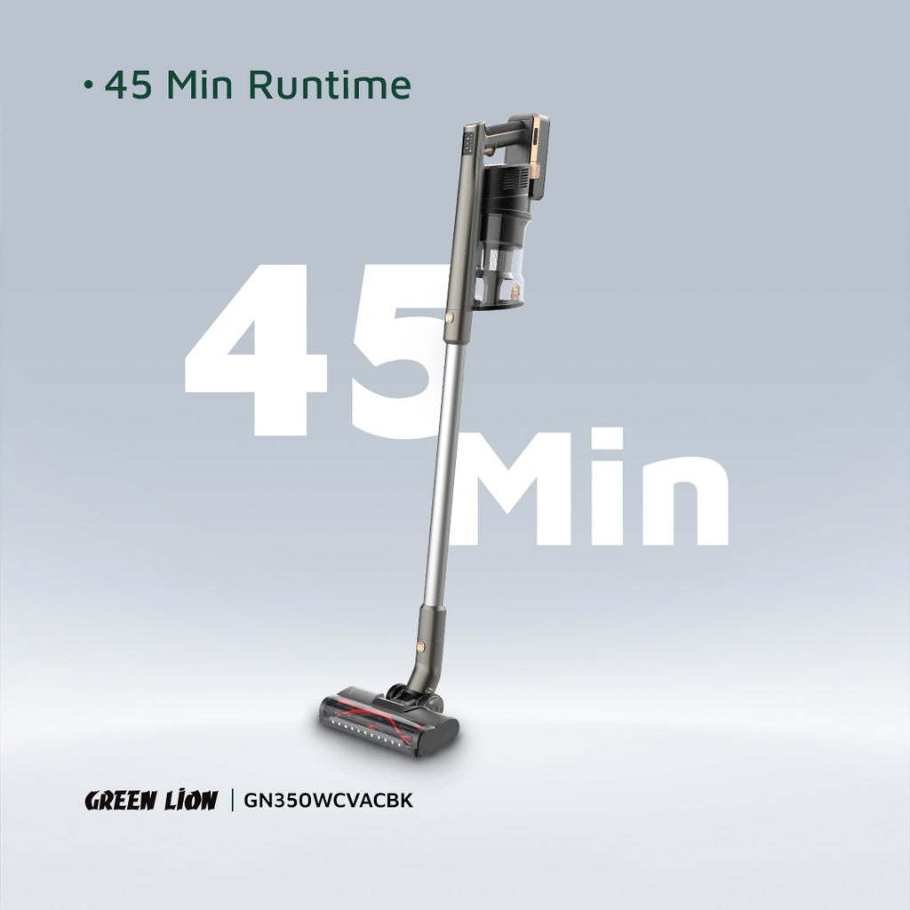 Green Lion Turbo Pro Vacuum Cleaner - Black