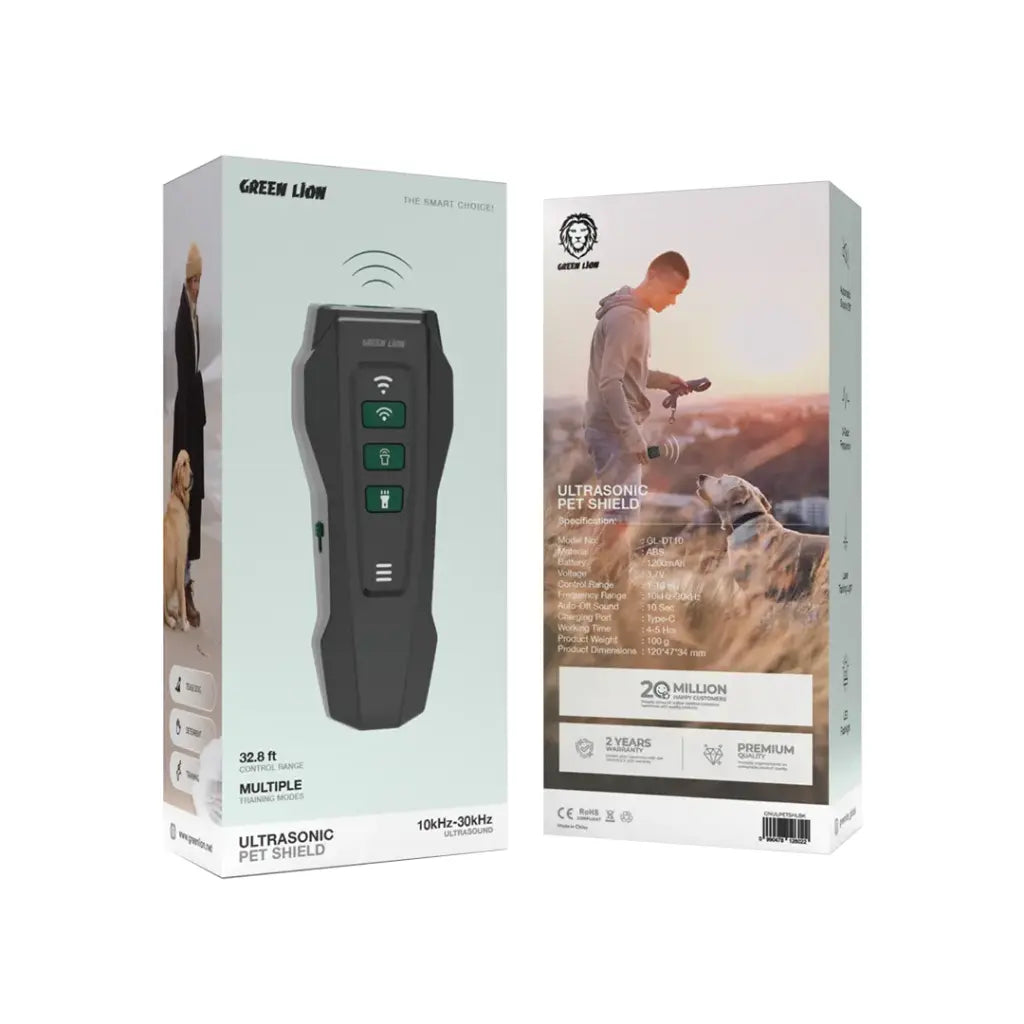Green Lion Ultrasonic Pet Shield - Black