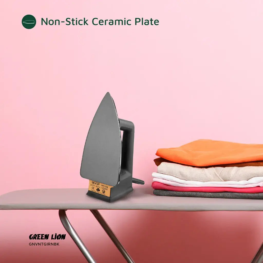 Green Lion Vintage Iron 1000W - Black and Silver