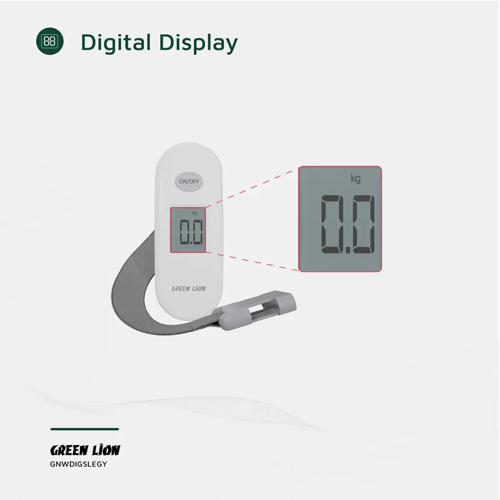 Green Lion Weight Mate Digital Luggage Scale - Gray