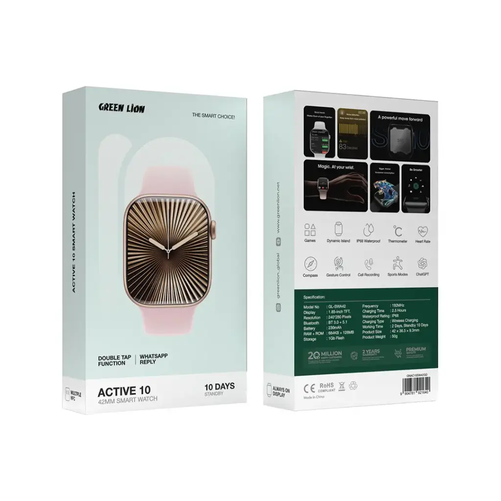 Green Lion Active 10 42mm Smart Watch