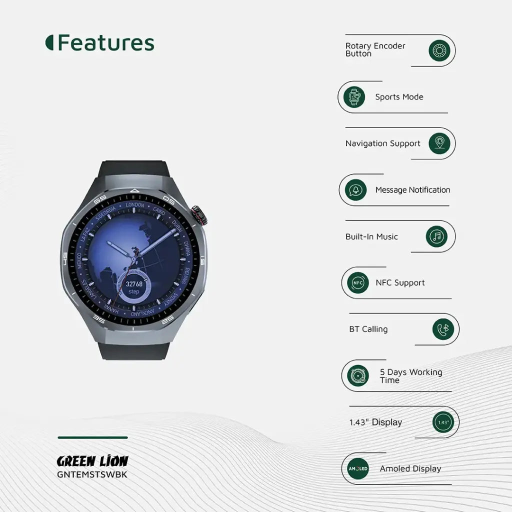 Green Lion Tech Master Smart Watch