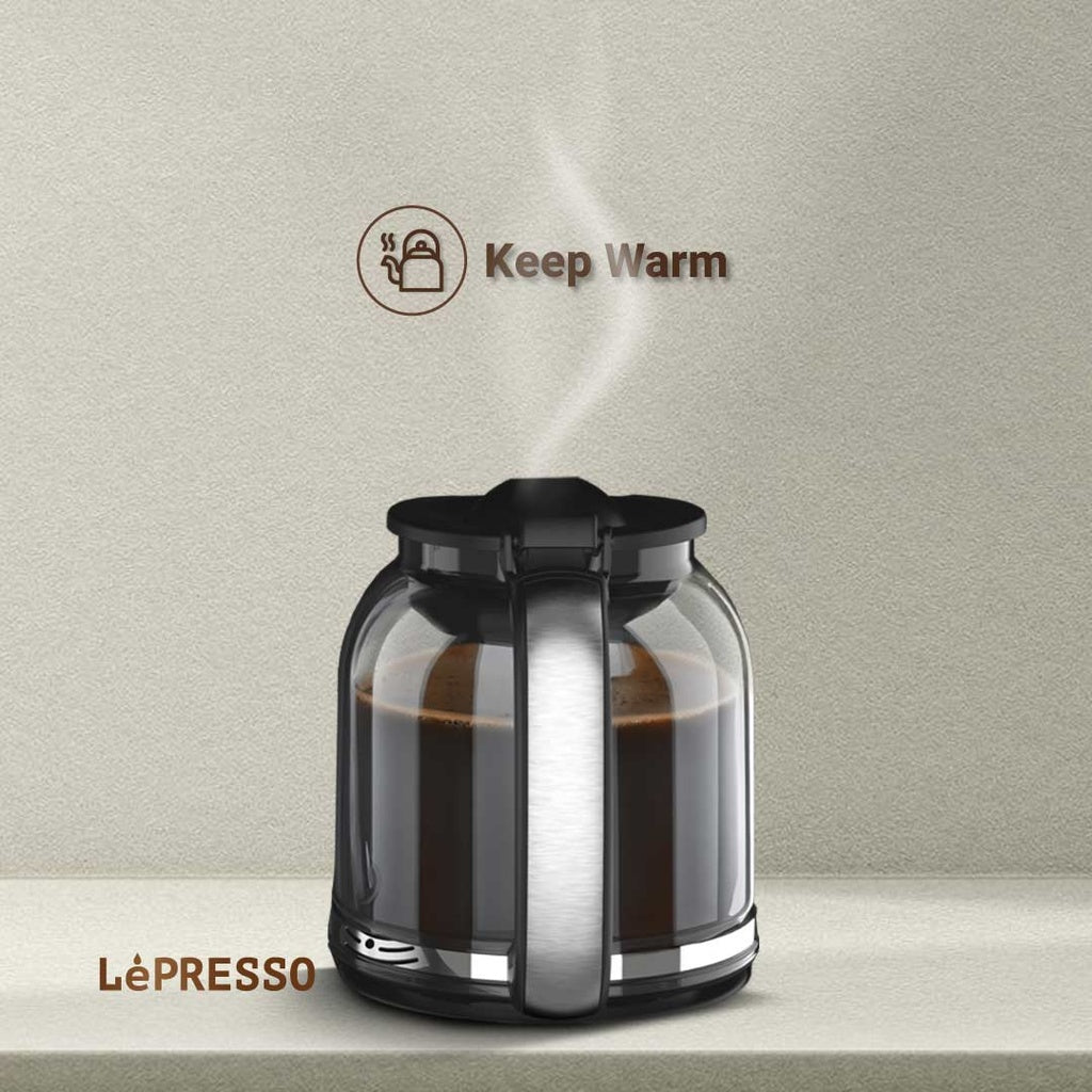 LePresso Dual Brew Drip Coffee & Espresso Machine - Black