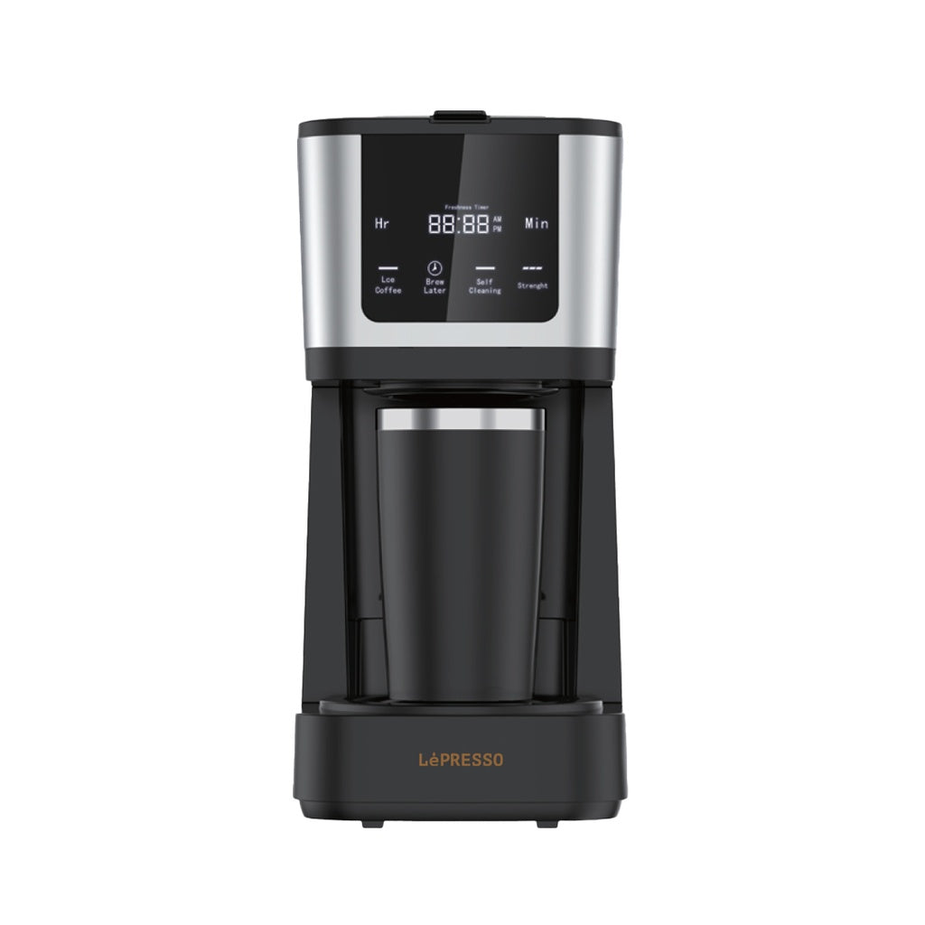 LePresso Rich Brew Coffee Machine Interactive Touch Display - Black