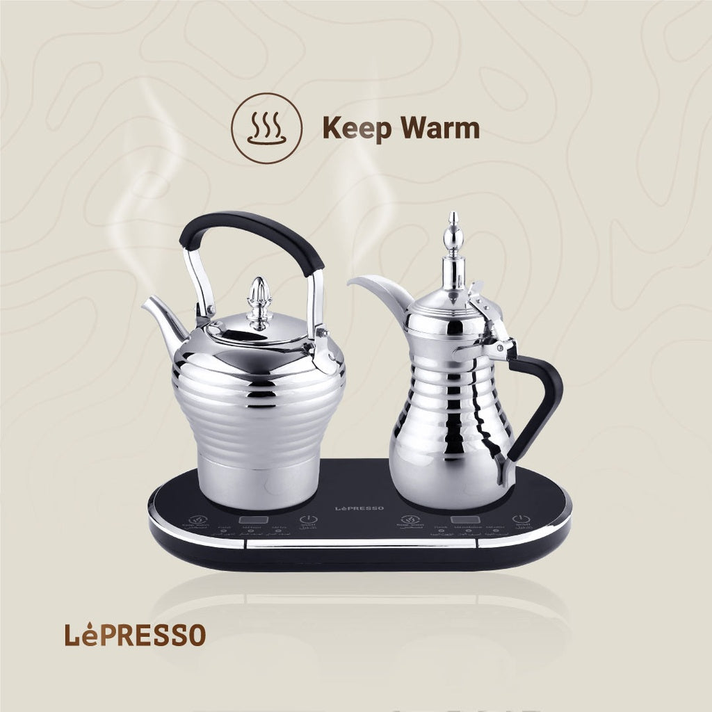 LePresso Dual Pot Arabic Coffee And Tea Dallah