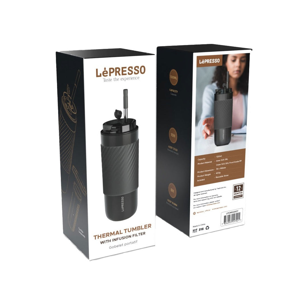 Lepresso Thermal Tumbler With Infusion Filter