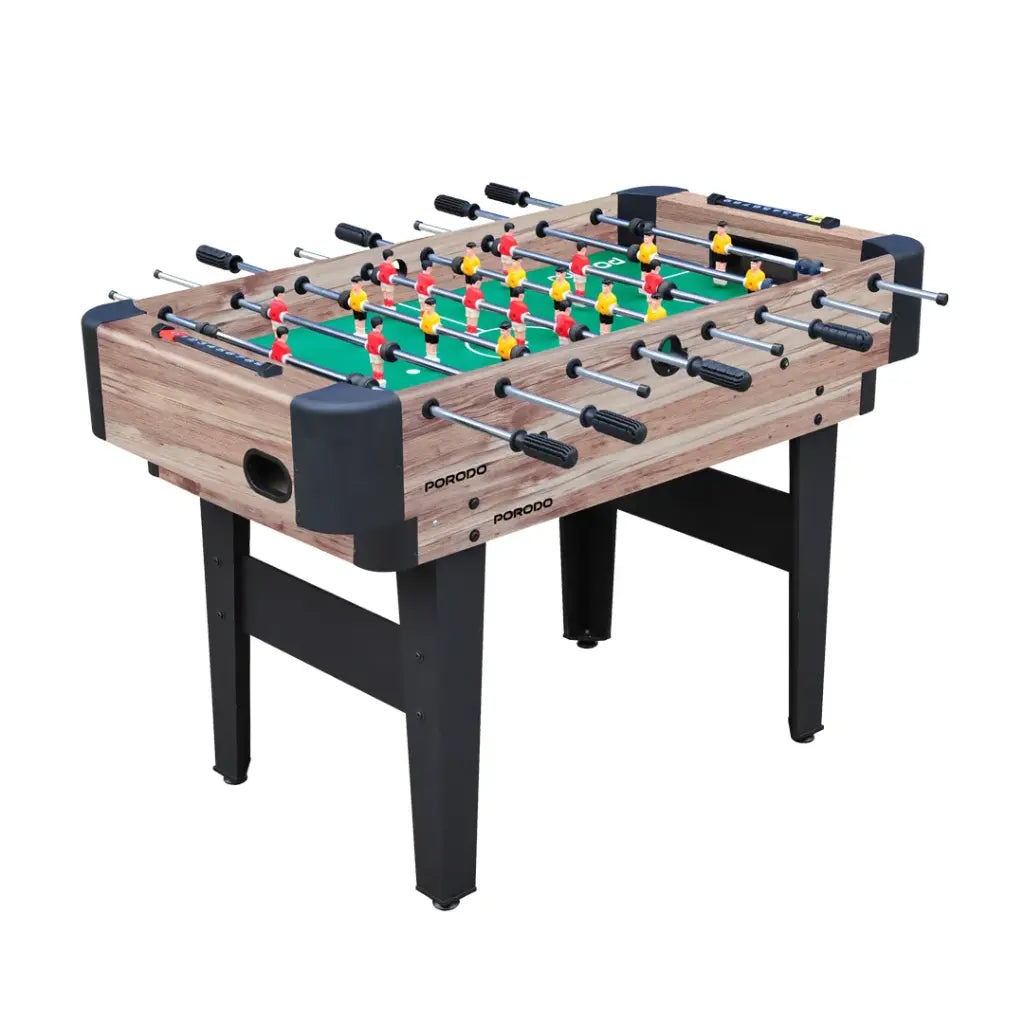 Porodo Lifestyle Multi-Game Table Foosball | Billiards | Hockey | Table Tennis - Brown