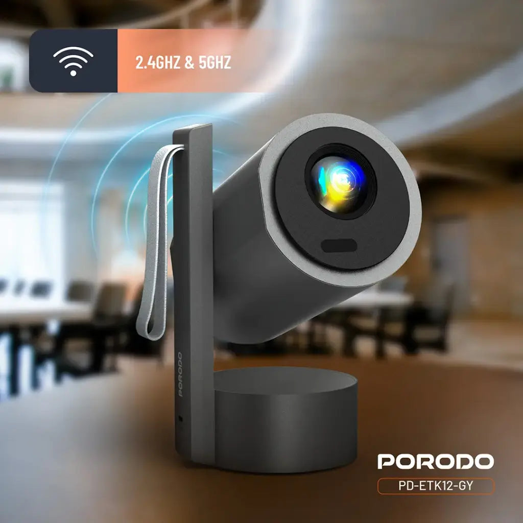 Porodo Full HD Smart Projector - Gray