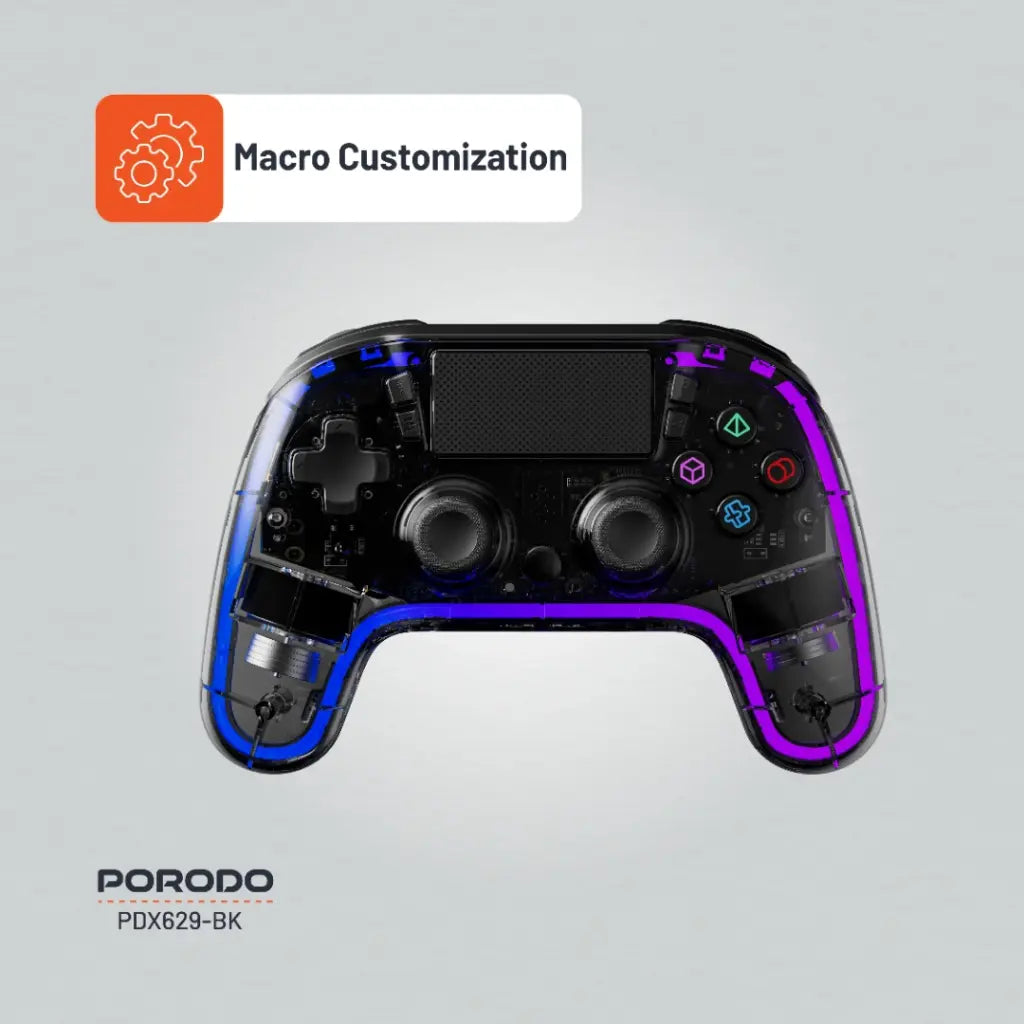 Porodo Gaming Crystal Shell PS4 Controller