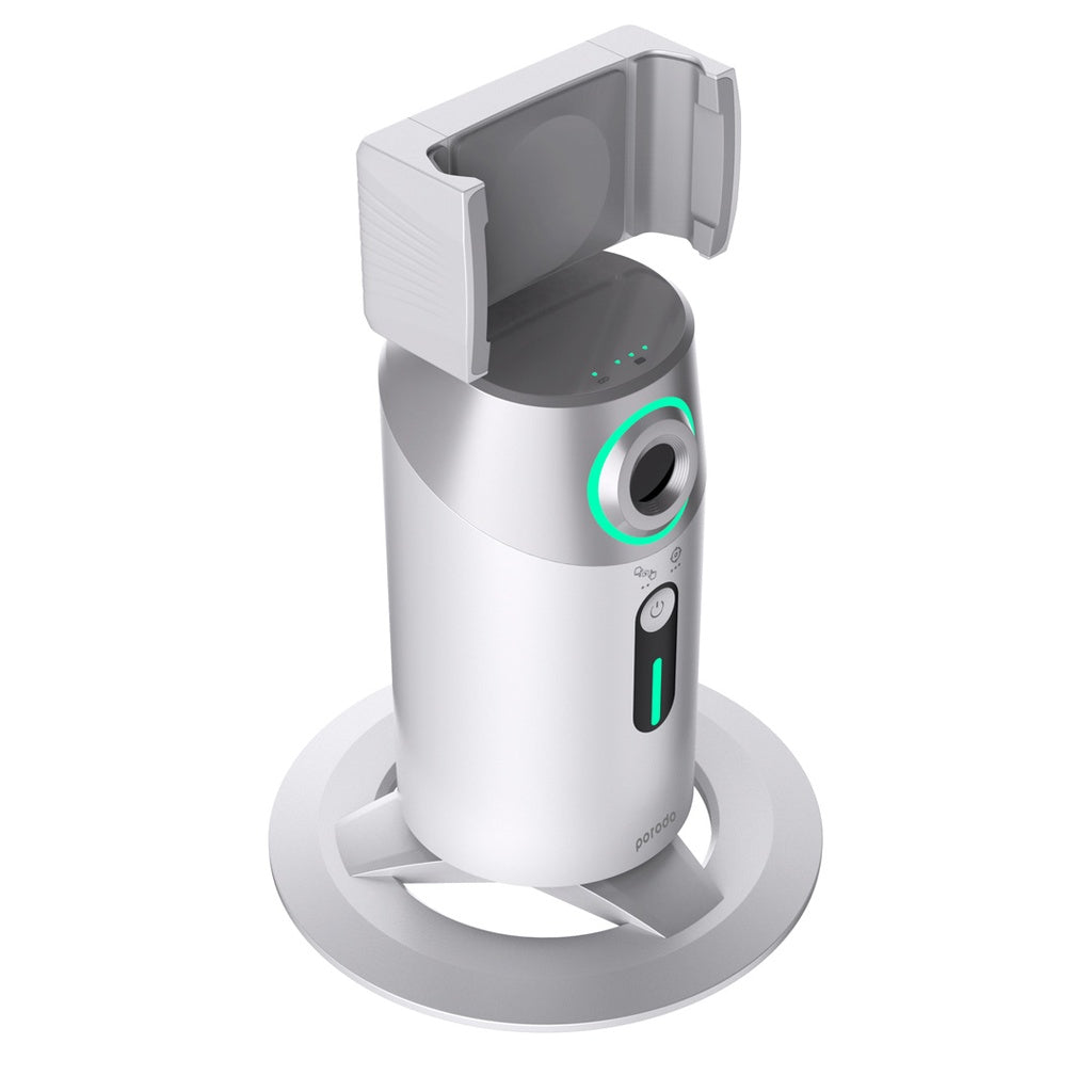 Porodo Gimbal with AI Face tracking Gesture Recognition with Remote Controller