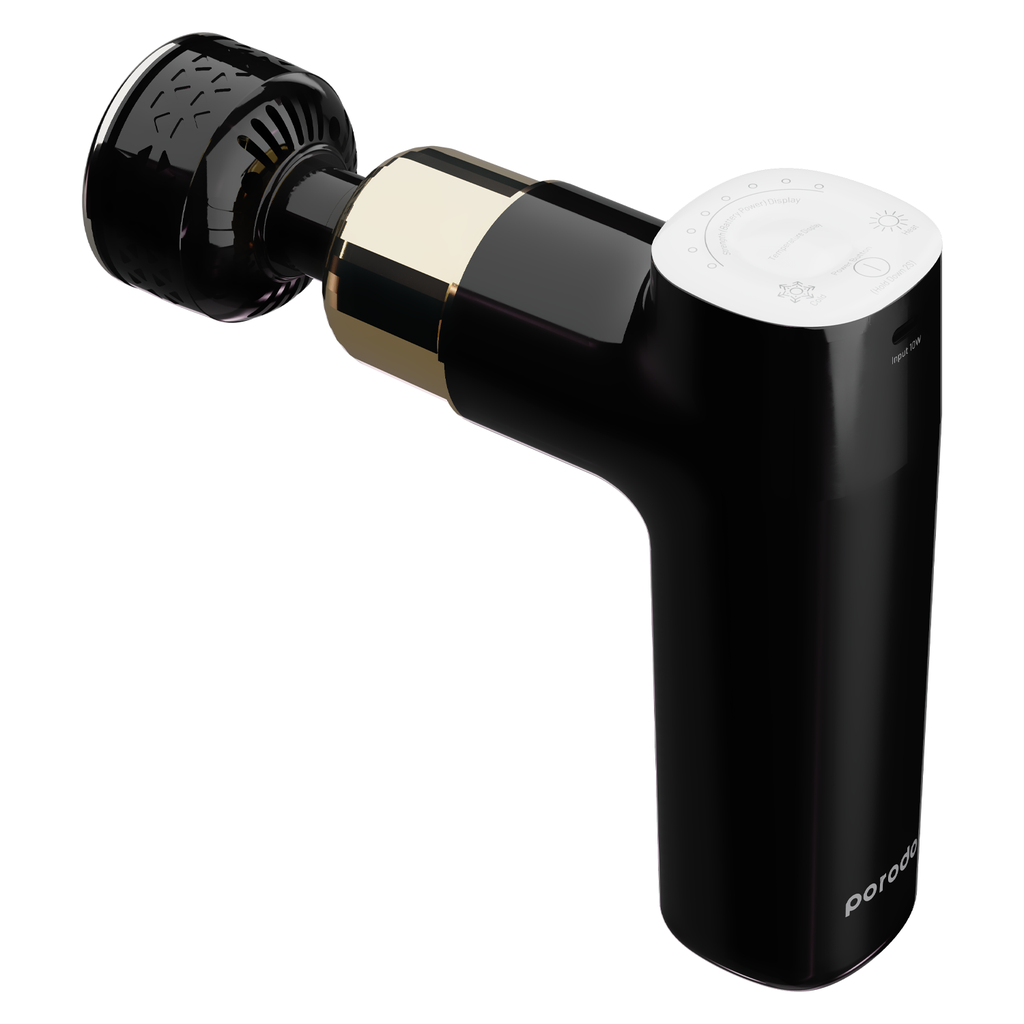 Porodo Lifestyle Hot & Cold Portable Massager With 4 Types Of Professional Massage Heads