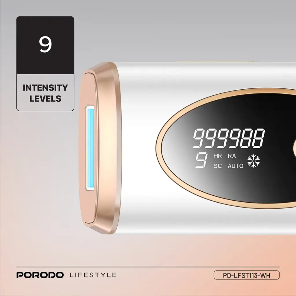 Porodo Lifestyle IPL Hair Removal Advanced Skincare Technology - White