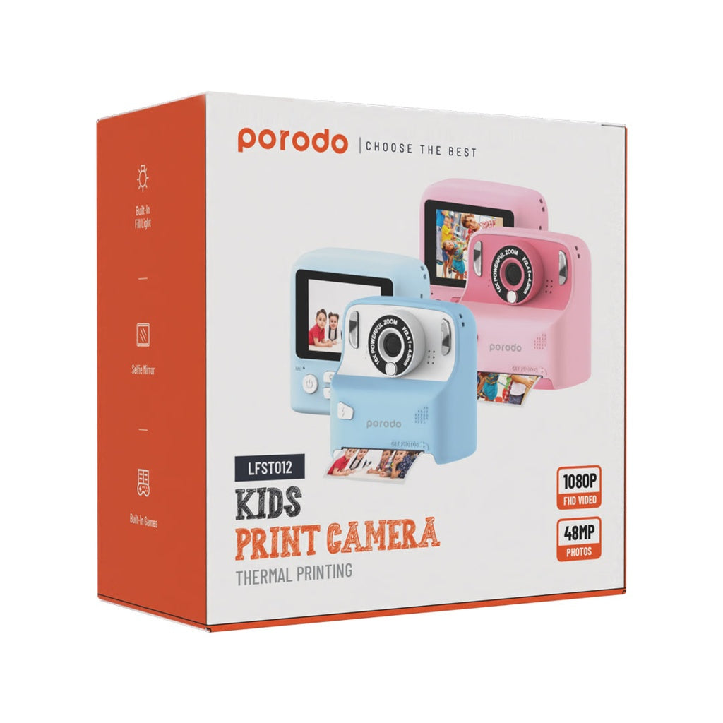 Porodo Lifestyle Kids Print Camera Thermal Printing