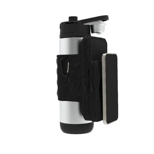 Porodo Lifestyle Magnetic Water Bottle Sleeve - Black