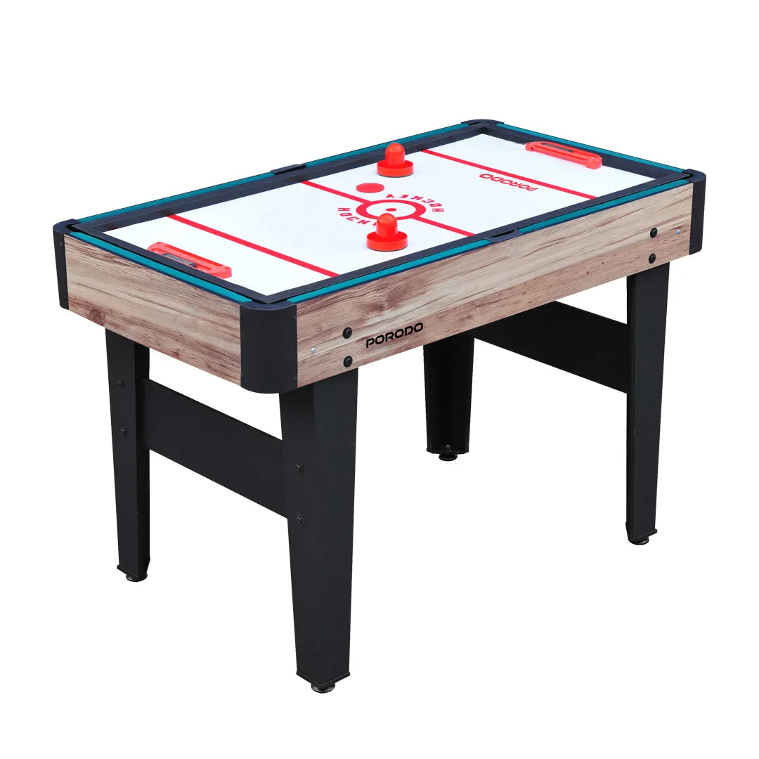 Porodo Lifestyle Multi-Game Table Foosball | Billiards | Hockey | Table Tennis - Brown