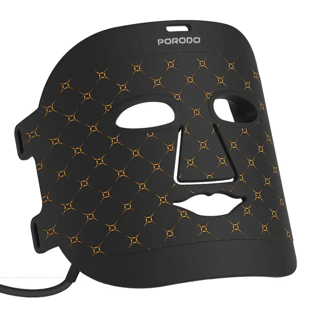 Porodo Lifestyle Red Light Therapy Face Mask - Black