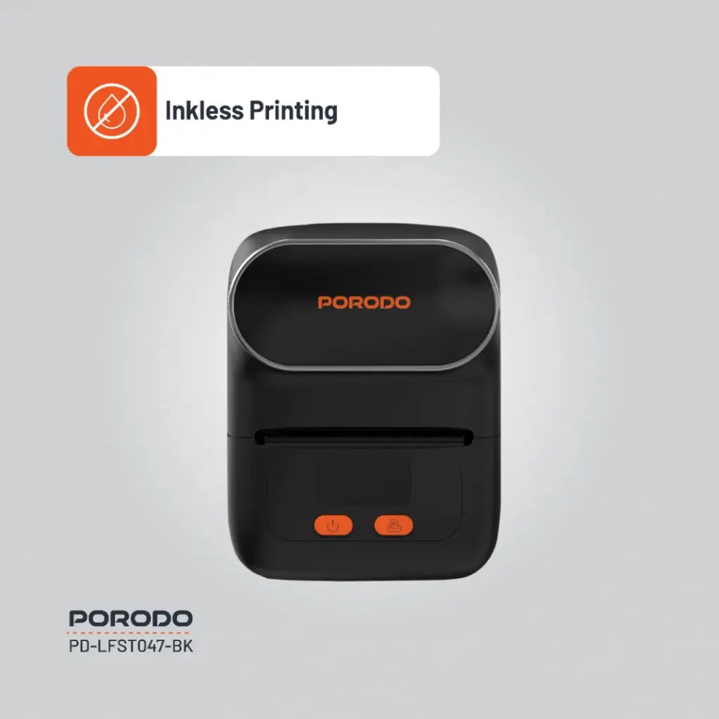 Porodo Lifestyle Super HD Thermal Printer - Black
