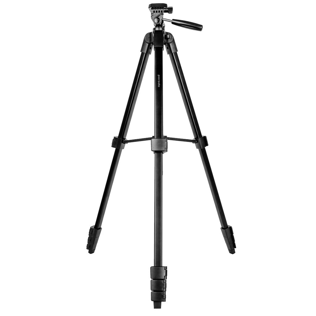 Porodo Professional Gimbal Tripod - Black