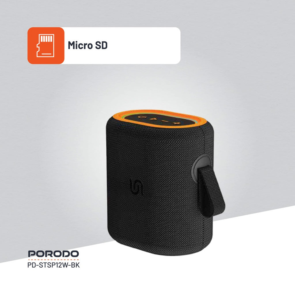 Porodo Soundtec Rave Portable Speaker - Black