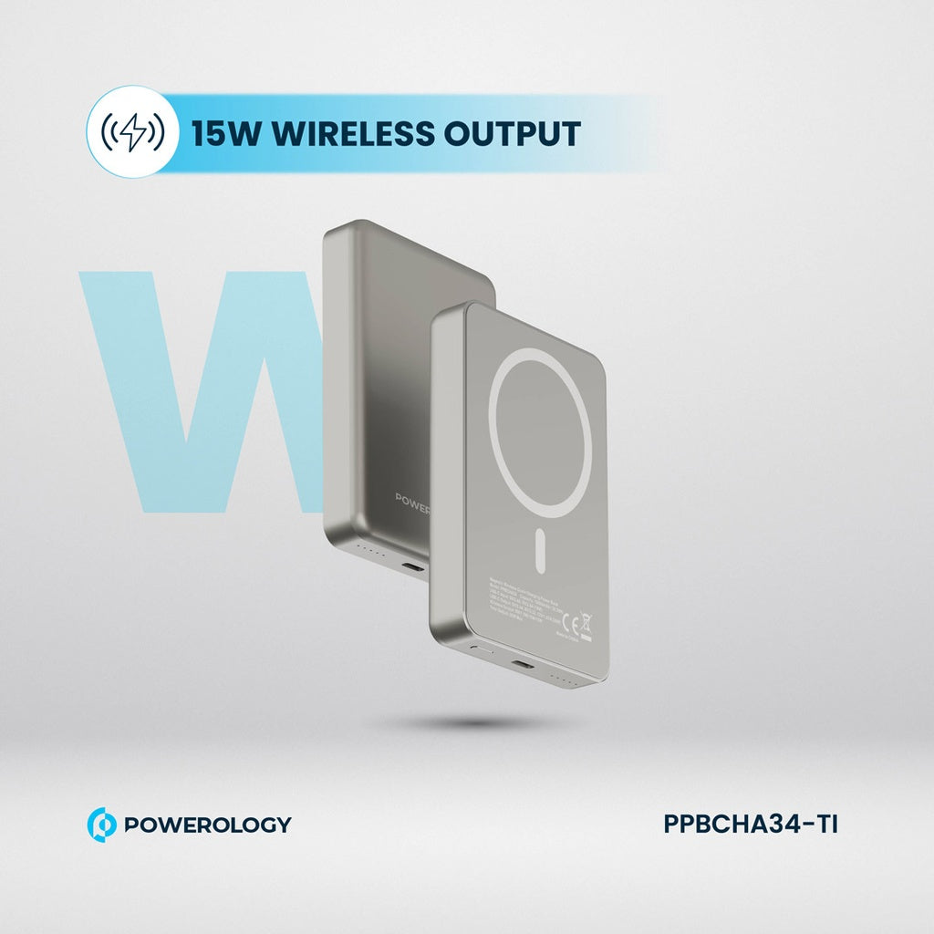 Powerology 10000 mAh 20W PD & 15W Magsafe Powerbank