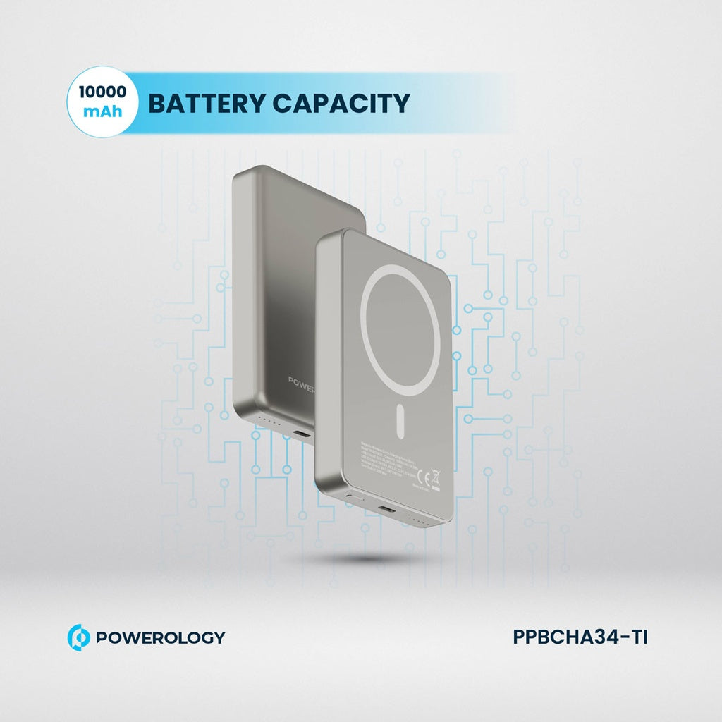 Powerology 10000 mAh 20W PD & 15W Magsafe Powerbank