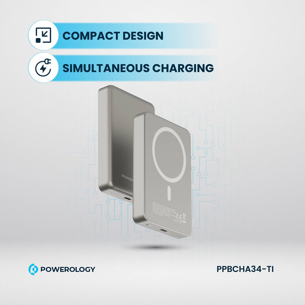 Powerology 10000 mAh 20W PD & 15W Magsafe Powerbank