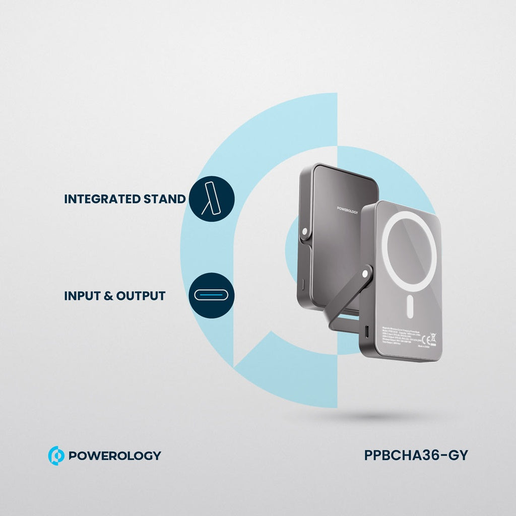 Powerology 10000mAh MagSafe Power Glass Surface