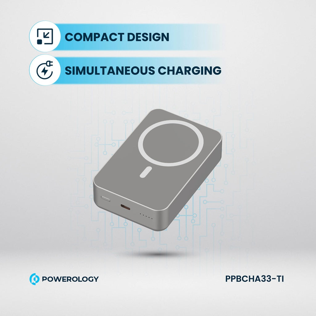 Powerology 20000 mAh 20W PD & 15W Magsafe Powerbank