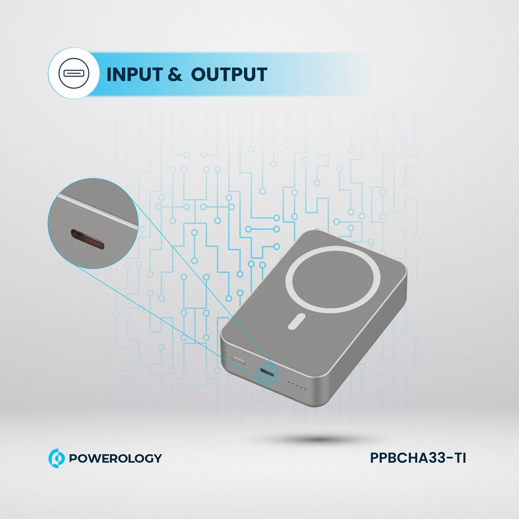 Powerology 20000 mAh 20W PD & 15W Magsafe Powerbank