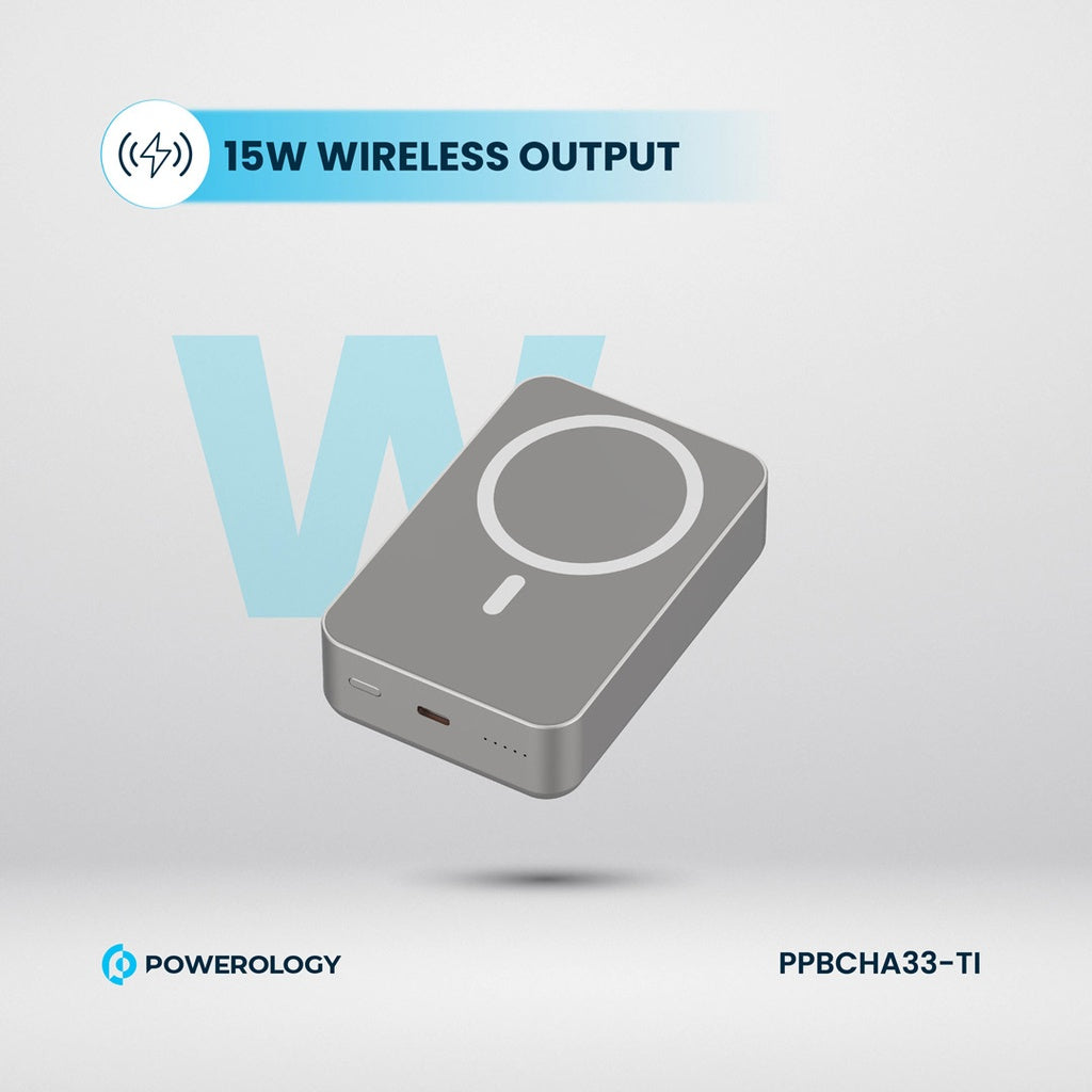 Powerology 20000 mAh 20W PD & 15W Magsafe Powerbank