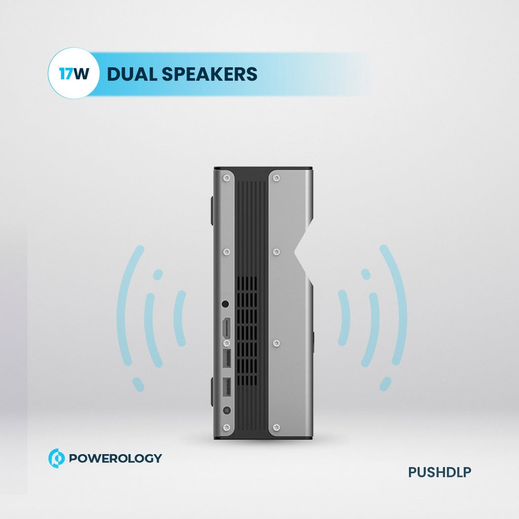 Powerology 4K Ultra Short Throw DLP Projector 2+16GB