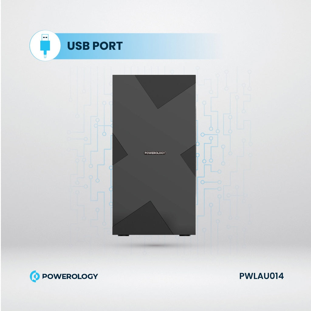 Powerology 5.1CH Home Theater System - Black