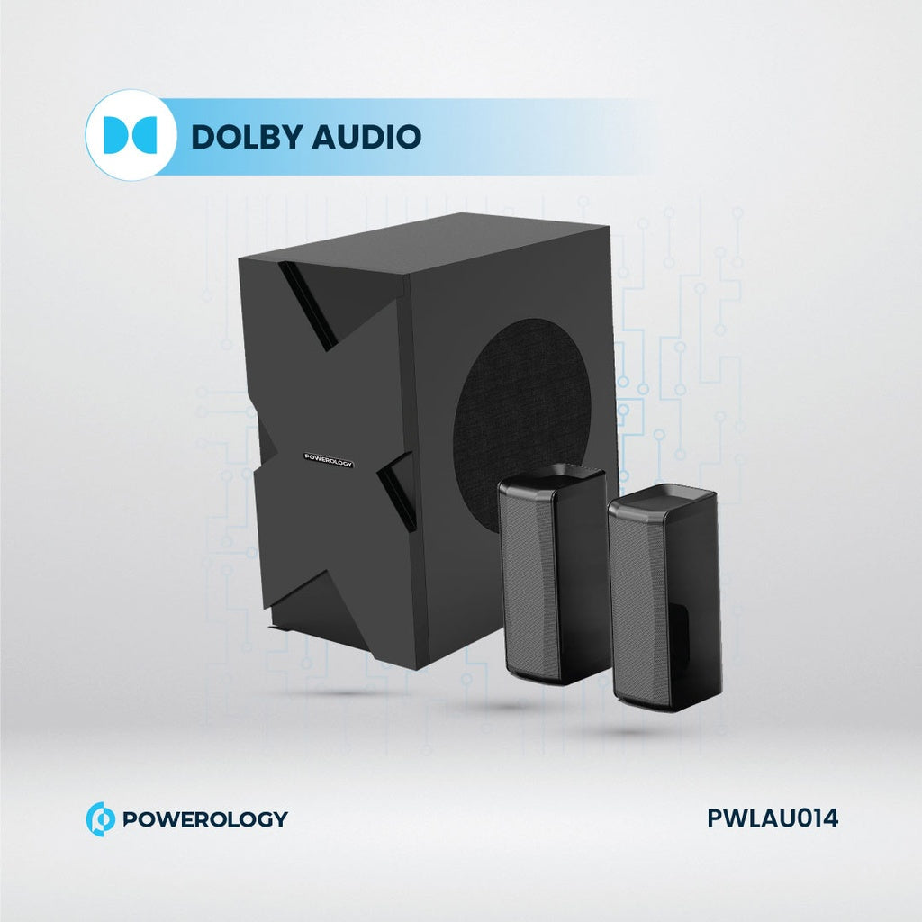 Powerology 5.1CH Home Theater System - Black