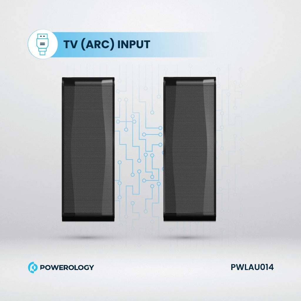 Powerology 5.1CH Home Theater System - Black