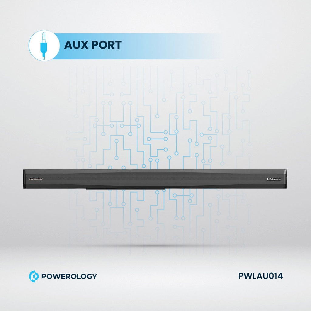 Powerology 5.1CH Home Theater System - Black