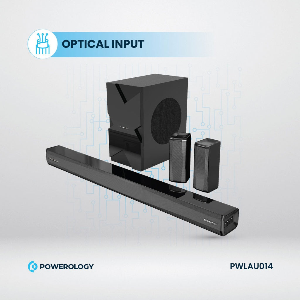 Powerology 5.1CH Home Theater System - Black