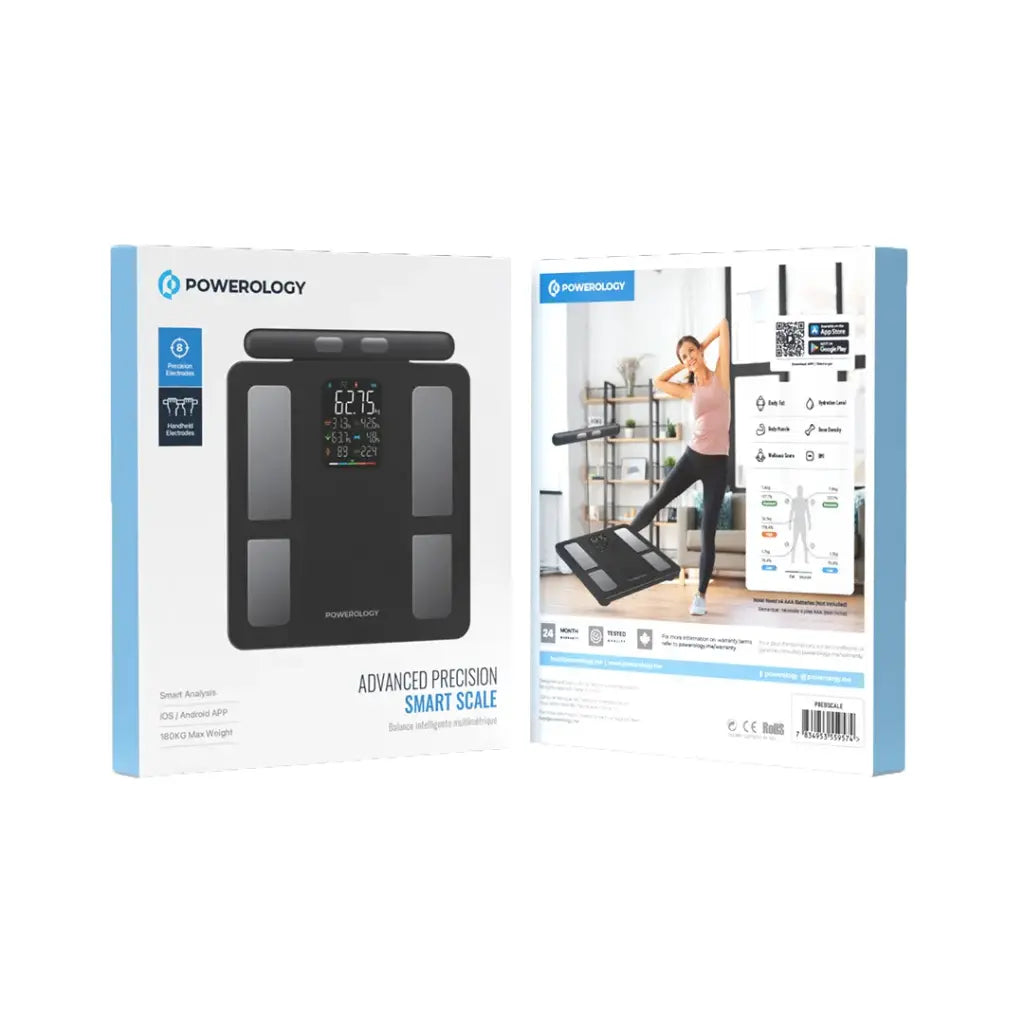 Powerology Advanced Precision Smart Scale - Black