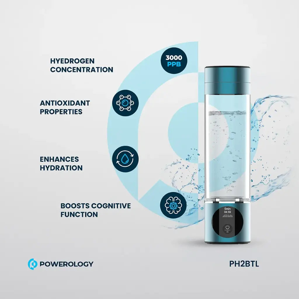 Powerology Hydrogen-Reach Water Generator - Blue