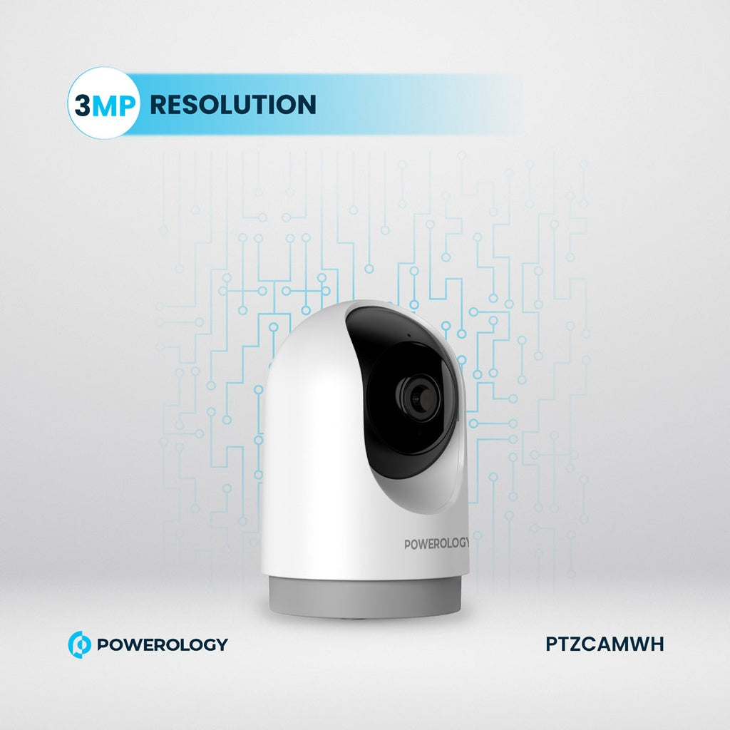 Powerology Indoor PTZ Smart Camera - White