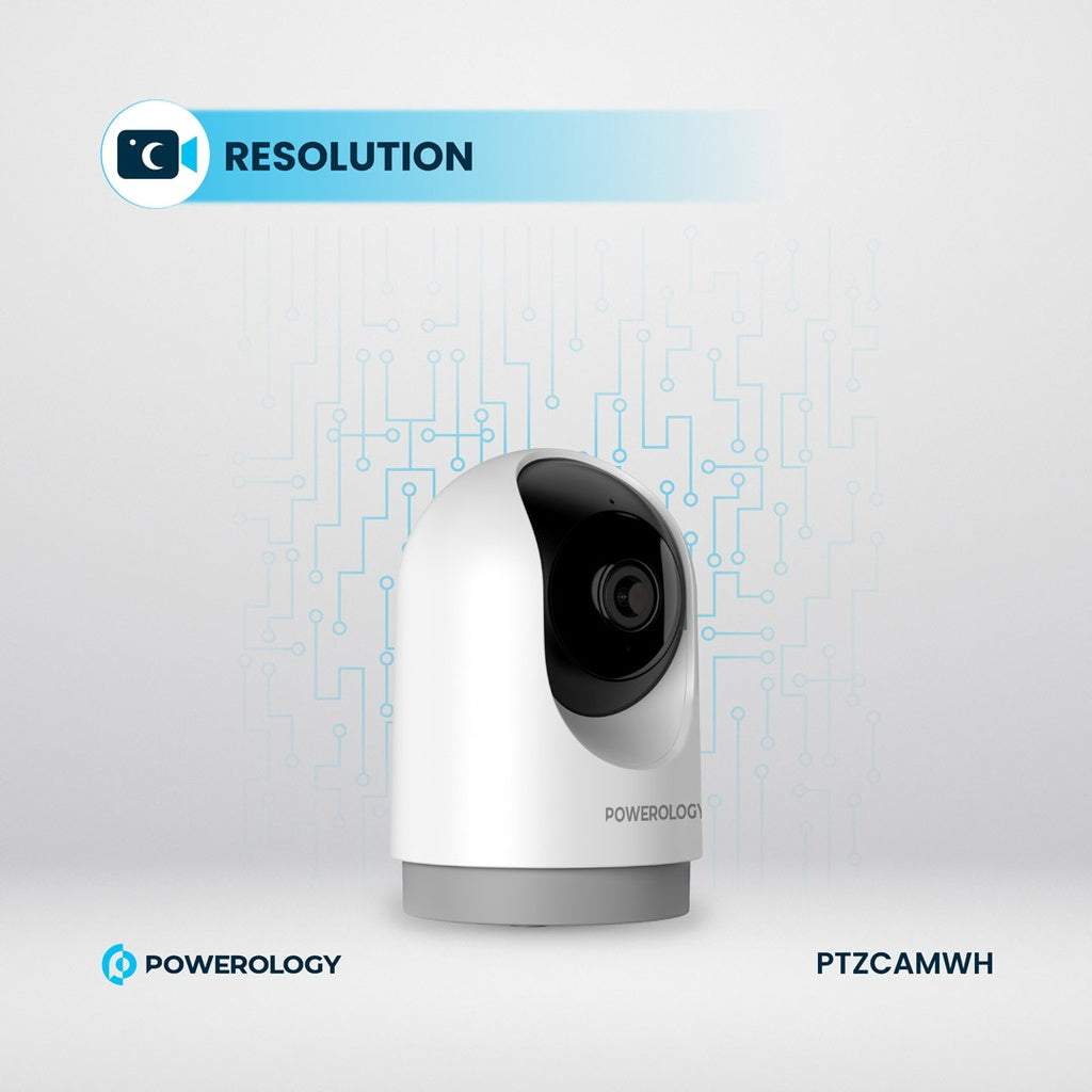 Powerology Indoor PTZ Smart Camera - White